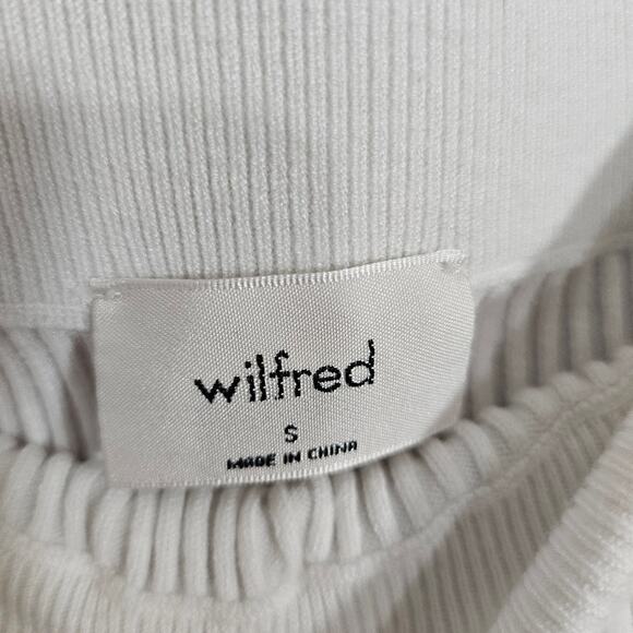 ⚡️SALE! Aritzia Wilfred White Ribbed Mini Skirt - Picture 7 of 9